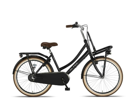 Altec hollandsk transportcykel 3v 24 tommer 42 cm mat sort