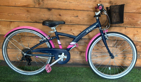 B'Twin pigecykel 3v 24 tommer 32 cm