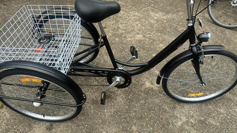 NY trehjulet cykel Cruiser-cykel 6v 24 tommer 40 cm