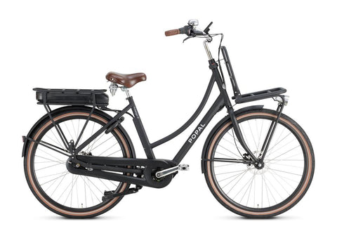 Popal Daily Dutch Prestige E-MM 7v 28 tommer 53 cm mat sort
