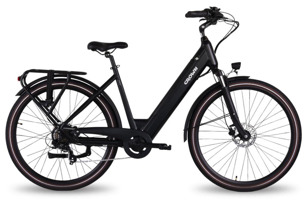 Porto E-Bike 7v 28inch 53cm Mat Zwart