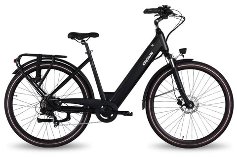 Porto E-Bike 7v 28 tommer 53 cm mat sort