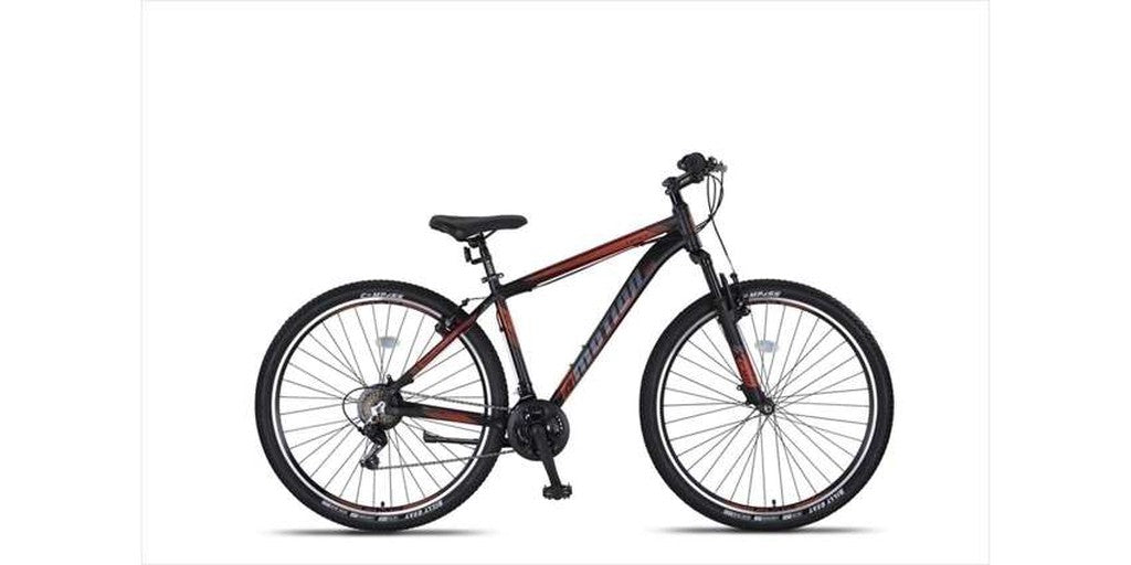 Umit 4 Motion 29 inch 46cm MTB V-Brakes Zwart-Rood