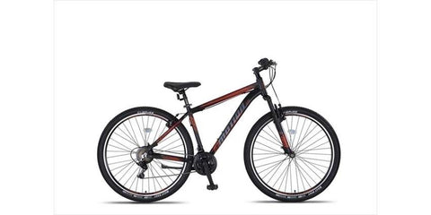 Umit 4 Motion 29 tommer 46 cm MTB V-bremser sort-rød